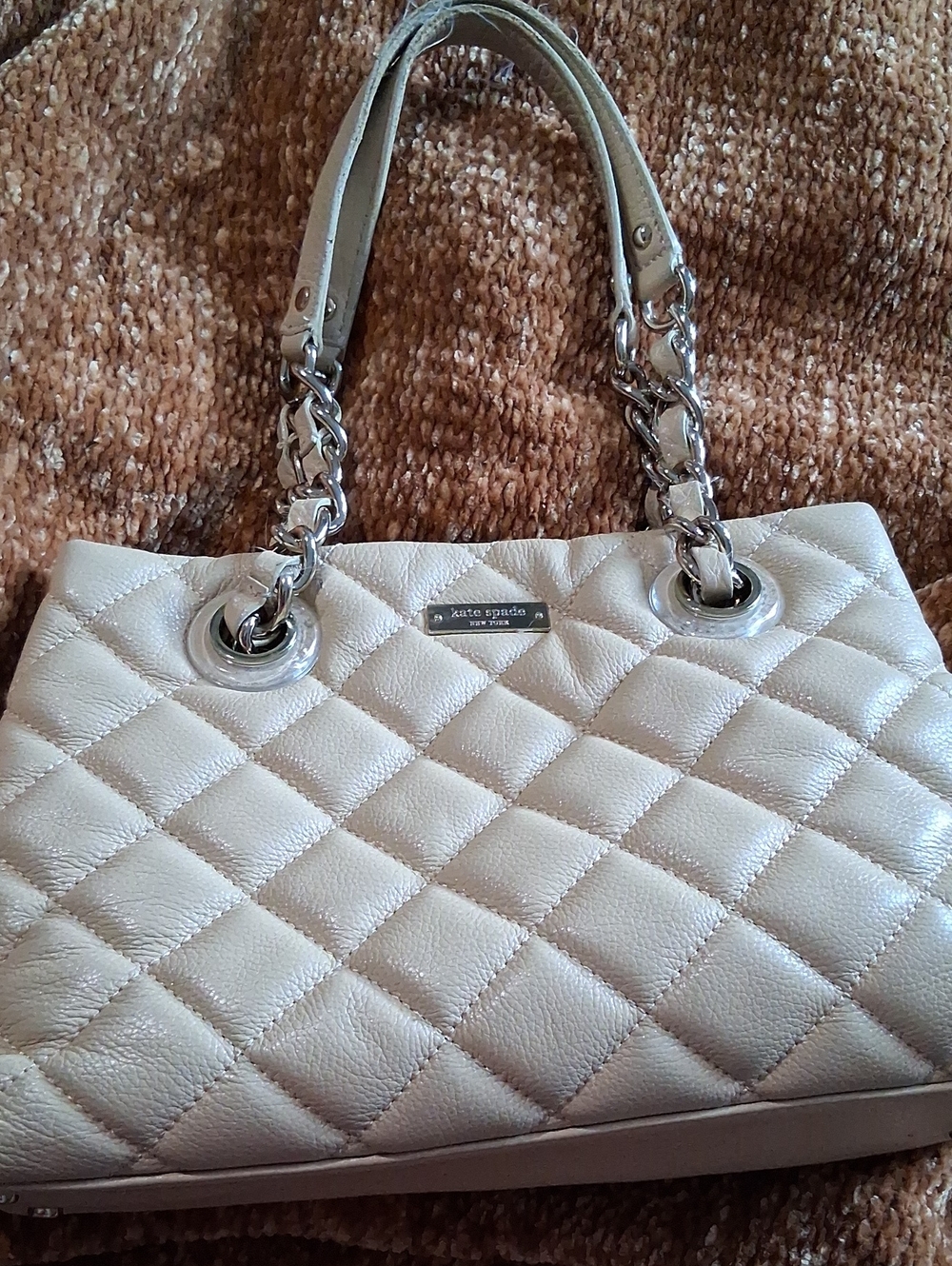 Kate Spade Quilted Bag Cream